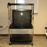 magnavox tv and stand