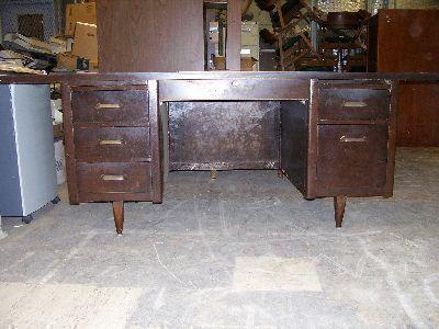 large wooden desk