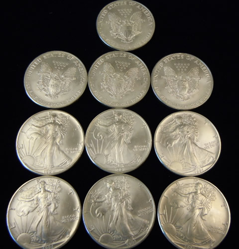 10 Silver Coins