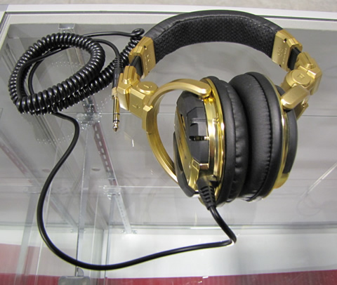 Pioneer Golden Headphones