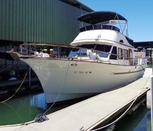 boat sundeck 1982 shing trawler kha