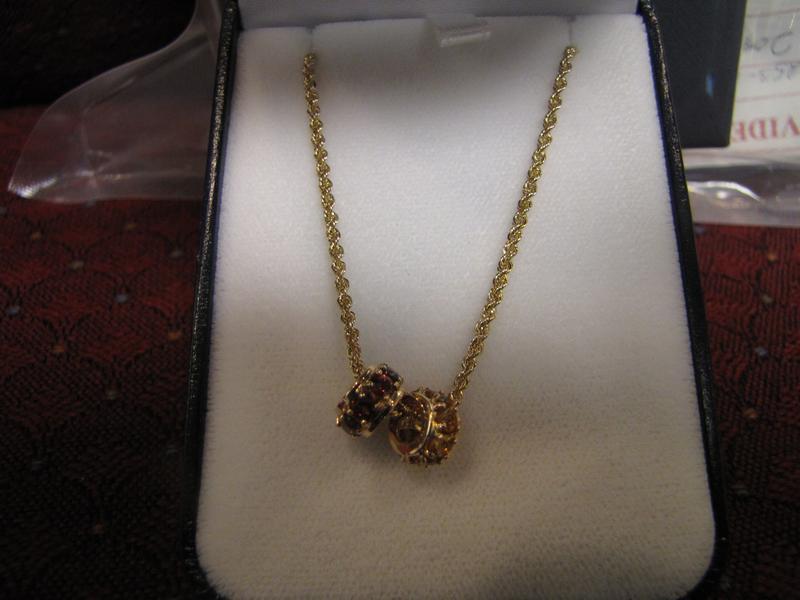 FBI Selling Yellow Gold Necklace With Pendants