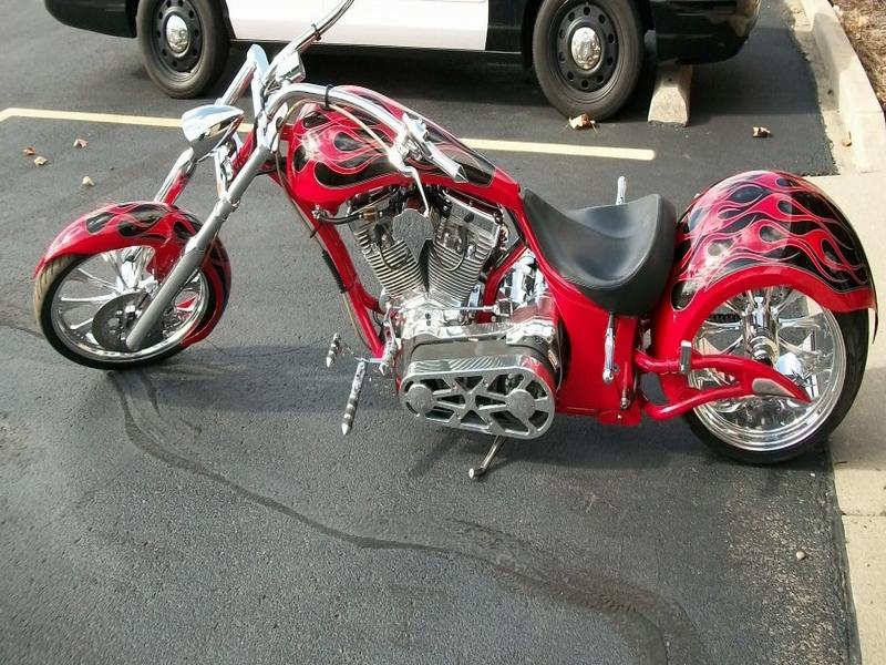 red motorcycle